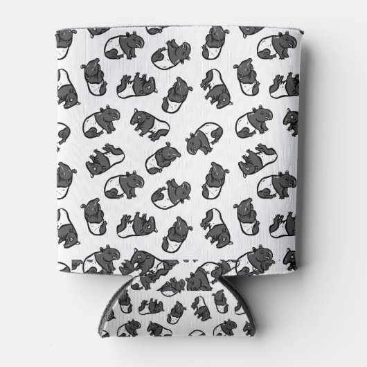 Tapir familie blikjeskoeler (Voorkant)