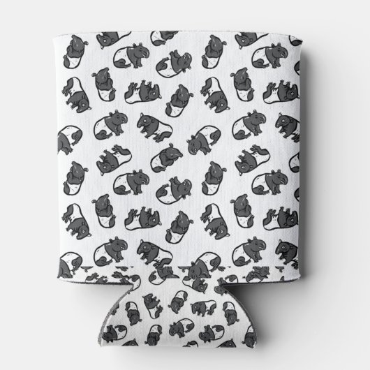 Tapir familie blikjeskoeler (Achterkant)