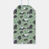Tapir Familiediner in het groen Cadeaulabel (Achterkant)