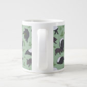 Tapir Familiediner in het groen Grote Koffiekop (Achterkant)