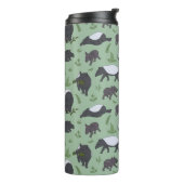 Tapir Familiediner in het groen Thermosbeker (Gedraaid links)