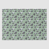 Tapir Familiediner in het groen Tissuepapier (Voorkant)