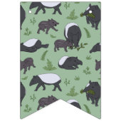 Tapir Familiediner in het groen Vlaggetjes (Eerste vlag)