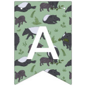 Tapir Familiediner in het groen Vlaggetjes (Derde vlag)