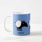 Tapir Gepersonaliseerde Naam Koffiemok (Links)