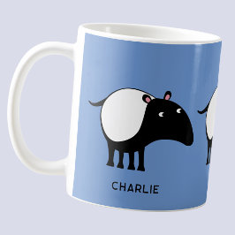 Tapir Gepersonaliseerde Naam Koffiemok