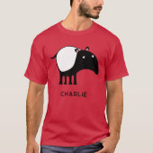 Tapir Gepersonaliseerde Naam T-shirt (Voorkant)