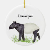 Tapir Keramisch Ornament (Achterkant)