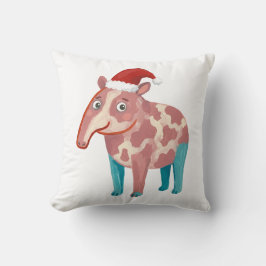Tapir Kerstmuts Worpkussen Kussen