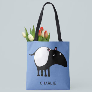 Tapir Persoonlijke naam Tote Bag