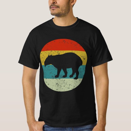 TAPIR retro  silhouet 70s T-shirt (Voorkant)