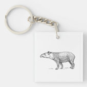 Tapir Sleutelhanger (voorkant)