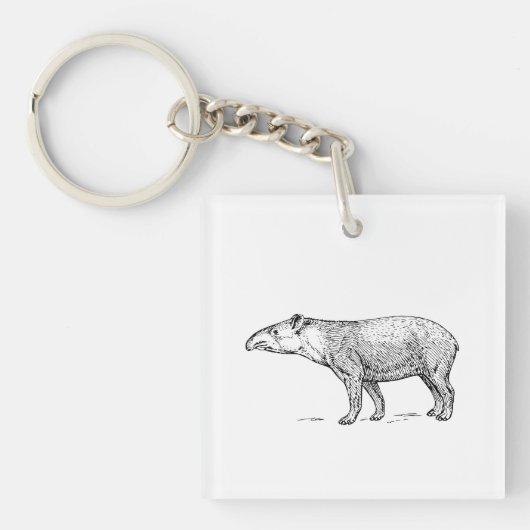 Tapir Sleutelhanger (voorkant)