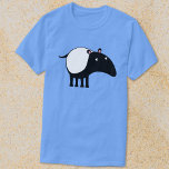 Tapir T-shirt<br><div class="desc">Een schattige Malayaanse Tapir voor dierenliefhebbers en bedreigde wilde dieren. Originele kunst van Nic Squirrell.</div>