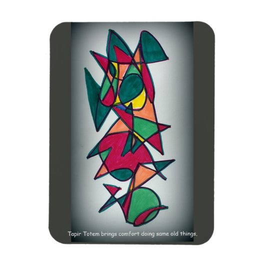 Tapir Totem Magnet Magneet (Verticaal)
