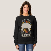 Tapir Vintage Klassiek Retro Dier Trui (Voorkant volledig)