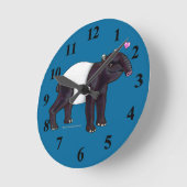 Tapir Wants Hugges Wall Clock Ronde Klok (Hoek)