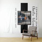 Tapis banner achtergrond voor afstudeerfoto wandkleed (In Situ (horizontaal))