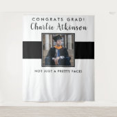 Tapis banner achtergrond voor afstudeerfoto wandkleed (Voorkant)