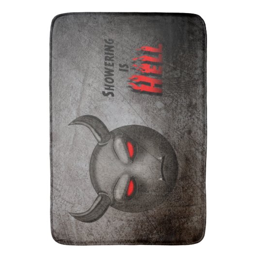 Tapis De Bain Devilmoji Vintage Badmat (Voorkant Verticaal)