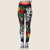 Tapis de fleurs au coquelicot leggings (Voorkant)