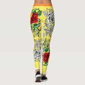 Tapis de fleurs au coquelicot leggings (Achterkant)