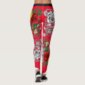 Tapis de fleurs au coquelicot leggings (Achterkant)