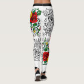 Tapis de fleurs au coquelicot leggings (Achterkant)