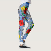 Tapis de fleurs au coquelicot leggings (Rechts)