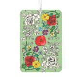 Tapis de fleurs au coquelicot luchtverfrisser (Achterkant)