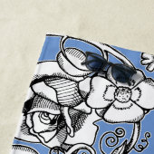 Tapis de fleurs au coquelicot strandlaken (In situ)