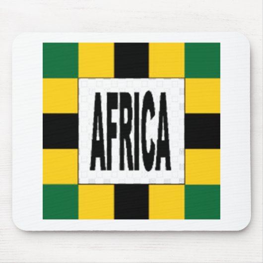 Tapis de souris blanc Design AFRIKA Muismat (Voorkant)