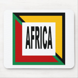 Tapis de souris blanc Design AFRIKA Muismat