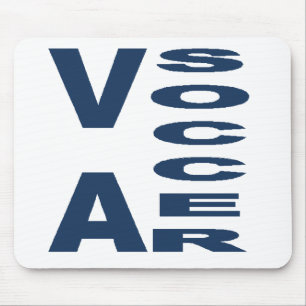 Tapis de souris blanc VIRGINIA VOETBAL Muismat