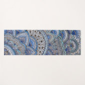 Tapis de yoga motif mandala bleu yogamat (Voorkant (horizontaal))