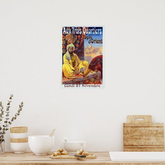  Tapis d'Orient Poster (Keuken)