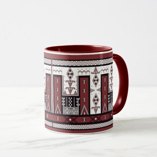 TAPIS MZAB AMAZIGH GHARDAIA ALGERIE MOK (Voorkant rechts)