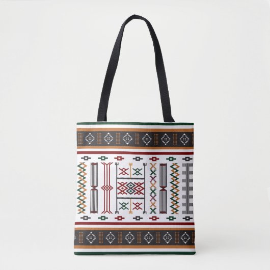 TAPIS MZAB AMAZIGH GHARDAIA ALGERIE TOTE BAG (Voorkant)