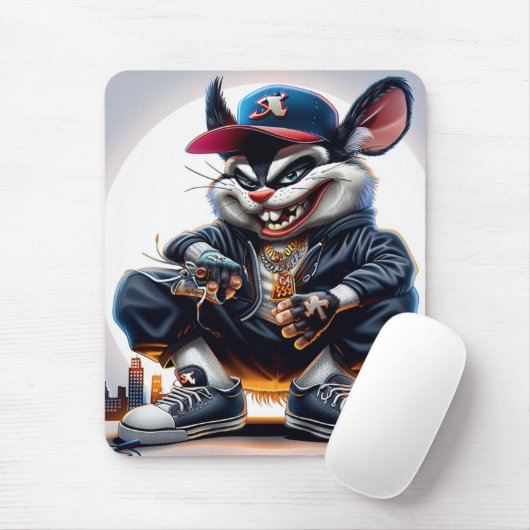 Tapis Sourie Rap Reeks 1-7 Muismat (Met muis)