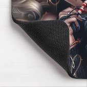 Tapis Sourie Woman with Clown Makeup 11 Muismat (Hoek)