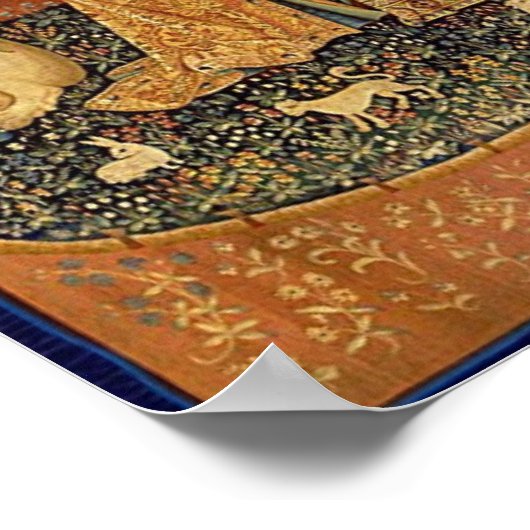 Tapisserie de La Dame à la licorne Poster (Hoek)