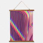 Tapisserie murale cadre en bois - Psychedelic  Hangend Wandkleed (Voorkant)