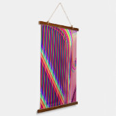 Tapisserie murale cadre en bois - Psychedelic  Hangend Wandkleed (Gebogen)