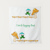 tapisserieën die paddenstoel lezen wandkleed (Voorkant)