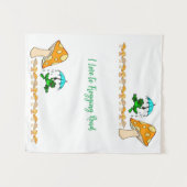 tapisserieën die paddenstoel lezen wandkleed (Voorkant (horizontaal))