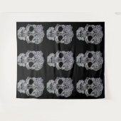 tapisserieën met de kroesschedel wandkleed (Voorkant (horizontaal))