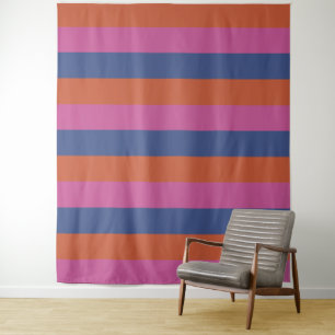 Tapisserieën met driekleurenstrips wandkleed