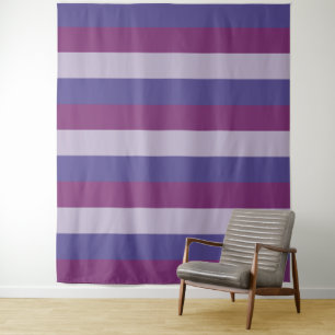 Tapisserieën met driekleurenstrips wandkleed