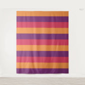 Tapisserieën met driekleurenstrips wandkleed (Voorkant)