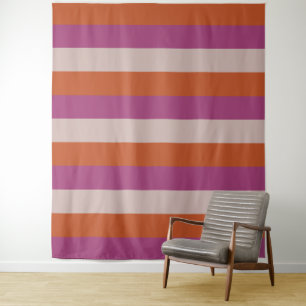 Tapisserieën met driekleurenstrips wandkleed